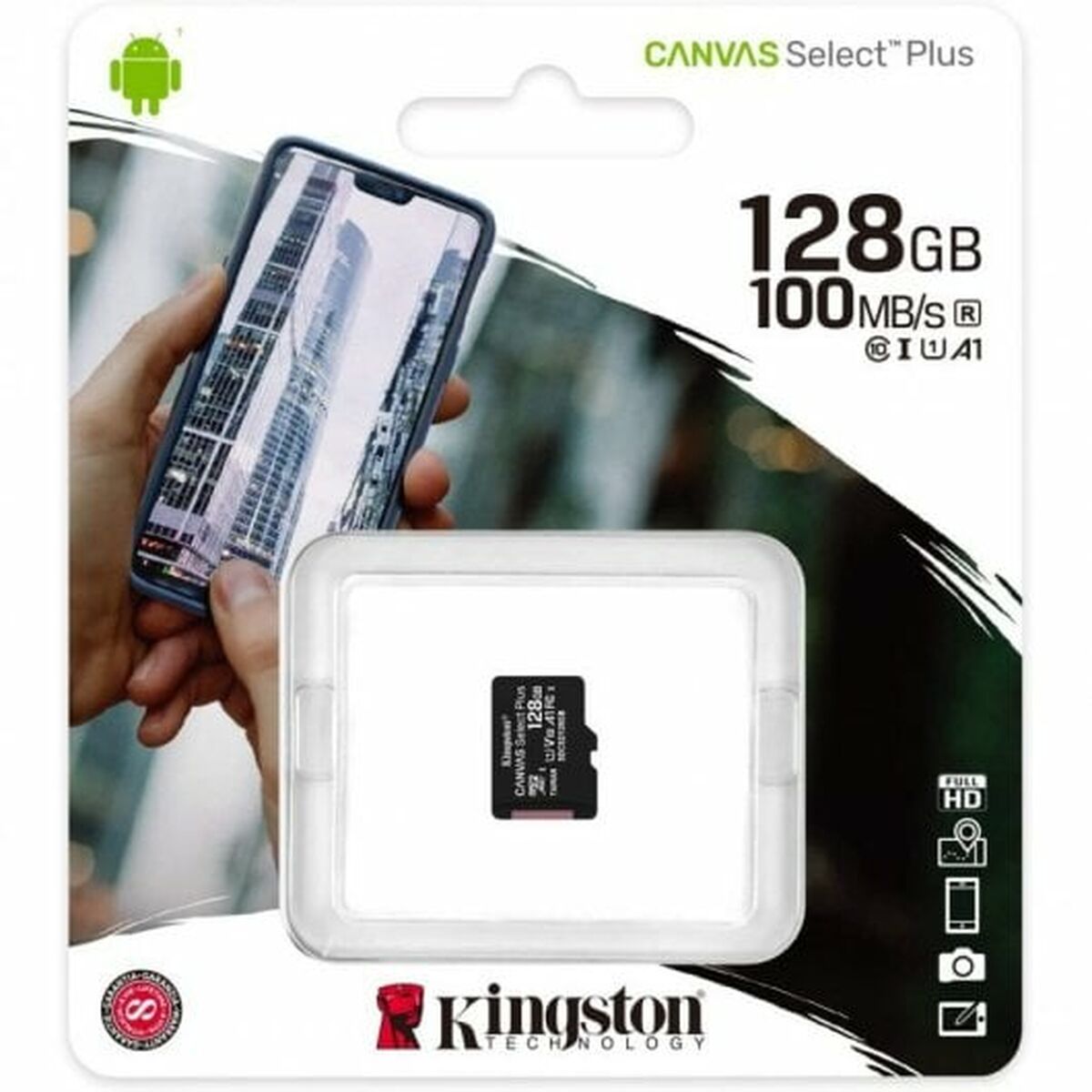 Micro SD memorijska kartica sa adapterom Kingston Canvas Select Plus 128 GB
